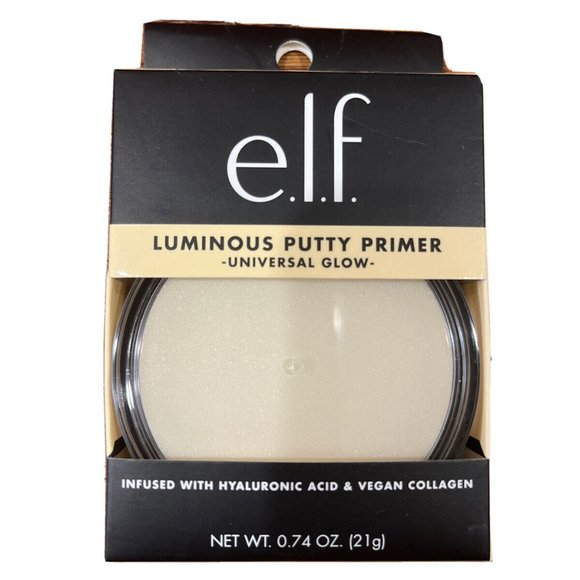 e.l.f. Luminous Putty Primer Universal Glow w/Hyaluronic Acid & Vegan Collagen - Picture 3 of 5